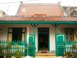 Rumah Tjokroaminoto di Gang Peneleh, Surabaya.