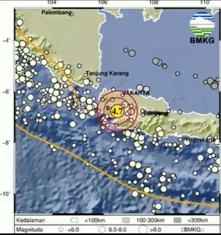 Gempa Mag Guncang Sukabumi Getaran Terasa Hingga Bogor Depok Dan