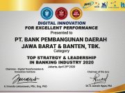 bank bjb Diganjar Penghargaan TOP Digital Innovation Award 2020