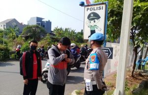 Pendisiplinan Masker Oleh Kepolisian