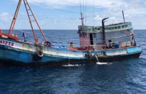 Ilustrasi: Kapal Nelayan Vietnam tradisional di Laut Indonesia