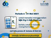 Rayakan HUT ke-60, bank bjb Gelar Promo di Ratusan Merchant
