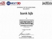 KPR Gaul bank bjb Mendapat Penghargaan dari MarcPlus Inc