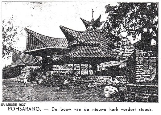 Gereja Pohsarang di tahun 1937