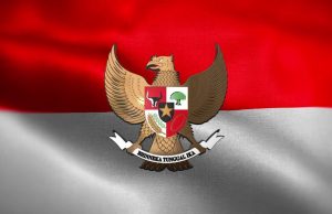 Garuda dan Bendera Merah Putih