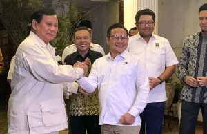 Ketum Gerindra Prabowo Subianto dengan Ketum PKB Muhaimin Iskandar - RMOL