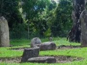 Menhir yang ada di situs megalit di Maek, Limapuluh Kota Sumatra Barat.