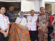 Ketua Umum Akurindo, Izedrik Emir Moeis dalam Pameran MSP Expo Amazing Bali For G20 yang digelar Akurindo) dan Koperasi Jasa Mitra Sarana Perjuangan (MSP), di Bali. (Foto: Akurindo)