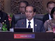 Presiden Jokowi saat memberikan pidato pembukaan KTT G20 di Bali. (Tangkapan layar youtube Sekretariat Presiden)