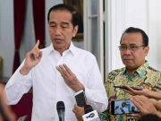 Presiden Jokowi dan Mensesneg Pratikno (Foto: Setpres)