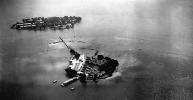 Foto udara Pulau Onrust, 1925