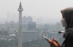 Penampakan polusi udara kota Jakarta pada Kamis 10 Agustus 2023. Foto Media Indonesia