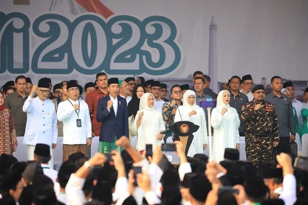 Apel Hari Santri Nasional 22 Oktober 2023 di Surabaya, Jawa Timur (Kemenag)