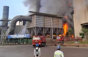 Ledakan smelter nikel PT Tsinghan di kawasan industri PT IMIP Morowali, Sulawesi Tengah 24 Desember 2023 - Istimewa