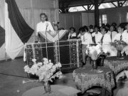 Pembukaan Seminar Sejarah Nasional I di Yogyakarta pada 1957, sebagai tonggak lahirnya historiografi modern Indonesia. (ANRI)