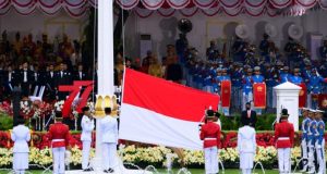 Upacara Peringatan Detik-Detik Proklamasi dalam rangka Hari Ulang Tahun (HUT) ke-77 Kemerdekaan Republik Indonesia di Istana Merdeka, Jakarta, pada Rabu, 17 Agustus 2022 Foto: BPMI Setpres