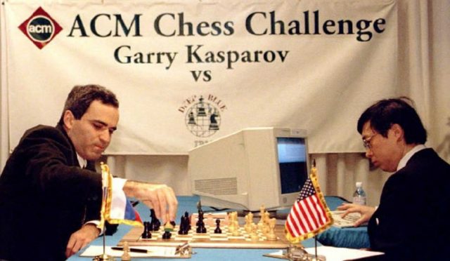 GM Garry Kasparov vs IBM Supercomputer Deep Blue, 1996.