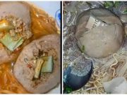 Potret Bakso Hadiah Uang Bikin Kaget. (Sumber: Instagram/lelucon.seru dan 1cak.com)