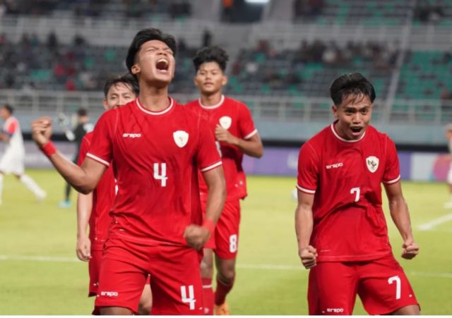 Garuda muda Indonesia dalam laga pembuka Piala AFF U-19 2024, Rabu (17/7) malam. (FOTO: PSSI)