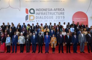 Presiden RI saat membuka Indonesia-Africa Infrastructure Dialogue 2019 (BPMI Setpres/Muchlis Jr)