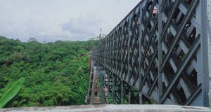 Jembatan Cirahong. (Foto: Sulindo/Ulfa Nurfaiziah)