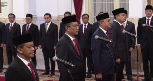 Pelantikan pejabat negara Republik Indonesia di Istana Negara, 19 Agustus 2024. (Foto: Tangkapan layar youtube Sekretariat Presiden)