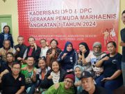 Anggota GPM saat menggelar acara kaderisasi. (foto: wiens)