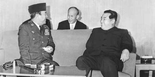 Soekarno dan Kim Il-sung. (timawa.net)