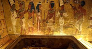 Ruang pemakaman kerajaan Tutankhamun, dekat Luxor, Mesir. (Sumbe: Live Science)