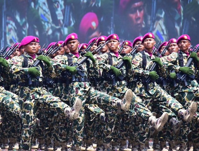 Prajurit Korps Marinir TNI Angkatan Laut. (Foto:Dok/Kormar)