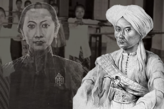 Ilustrasi peran wanita dalam perjuangan Pangeran Diponegoro. (Ilustrasi: Sulindo/Iqyanut Taufik)