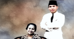 Inggit Garnasih dan Sukarno.