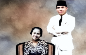 Inggit Garnasih dan Sukarno.