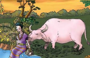 Ilustrasi Putri Tadampalik (Indonesia Folk Tales)