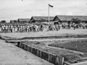 Tapol di Pulau Buru (Sumber foto: Yayasan Penelitian Korban Pembunuhan 1965)