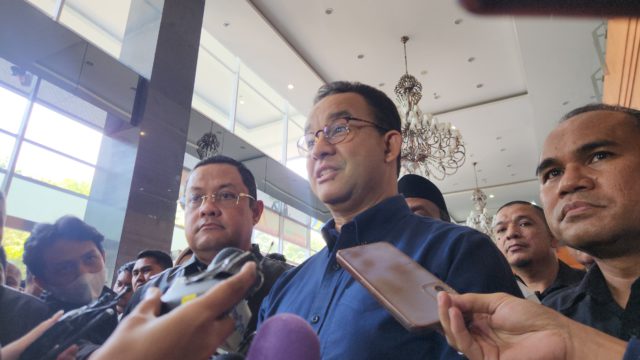 Anis Baswedan saat ditemui di Pengadilan Tipikor di kawasan gedung Pengadilan Negeri Jakarta Pusat. (Foto: Sulindo/Iqyanut Taufik)