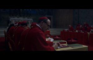 Adegan dalam film Conclave yang memperlihatkan proses pemungutan suara. (Sumber: Sulindo/Benedict Pietersz)
