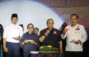 Ketum GPM Emir Moeis (baju hitam). (foto: Sullindo/Iqyanut Taufik)