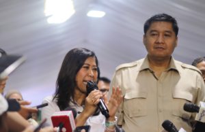 Menteri Komunikasi dan Digital (Menkomdigi) Meutya Hafid dan Menteri Perumahan dan Kawasan Permukiman (PKP) Maruarar Sirait. (foto: Sulindo/Iqyanut Taufik)