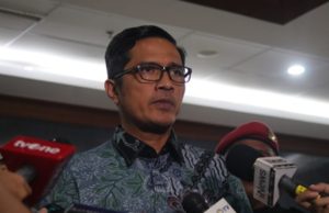 Tim Kuasa Hukum sekjen Pdip, Febri Diansyah. (Foto: Sulindo/Iqyanut Taufik)
