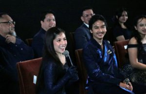 Adhisty Zara saat jumpa pers di Epicentrum XXI, Jakarta. (Foto: Sulindo/Iqyanut Taufik)