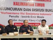 Emir Moeis Luncurkan Buku ‘Marhaenisme’ di Samarinda, Tegaskan Perbedaan Soekarno dan Marxisme
