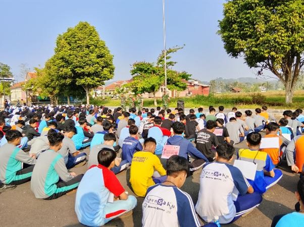 Lewat MPLS, Ratusan Pelajar di Kuningan Didorong Bangun Karakter dan Jiwa Nasionalisme