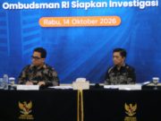 Ombudsman akan Lakukan Sidak terkait Distribusi BBM Anggota Ombudsman Abdul Ghoffar saat konferensi pers di Gedung Ombudsman Jakarta. (Foto: Suluh Indonesia/Iqyanut Taufik)