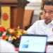 Presiden Jokowi memimpin ratas mengenai perniagaan elektronik, Senin (25/09/2023), di Istana Merdeka, Jakarta. (Sumber: Humas Setkab)