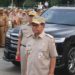 Pramono Anung saat mengikuti Apel bersama jajarannya di Kawasan Monas, (20/02/2025). (Foto: Sulindo/Iqyanut Taufik )